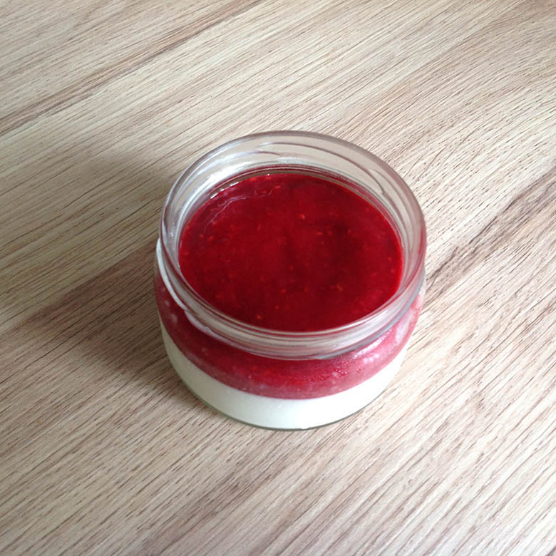 Panna Cotta kókusztejből